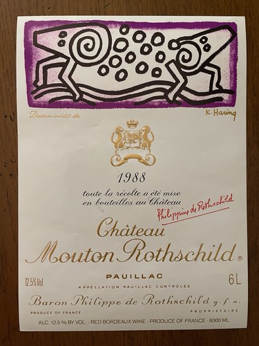 étiquette château mouton - château,