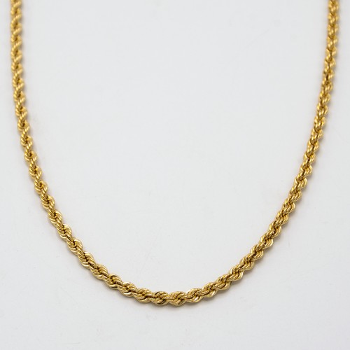 Collier femme jaune 18 - femme, or