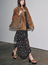 ZARA WOMAN FW25 SUEDE LEATHER JACKET ZW COLLECTION LIMITED EDITION 2969/061/700