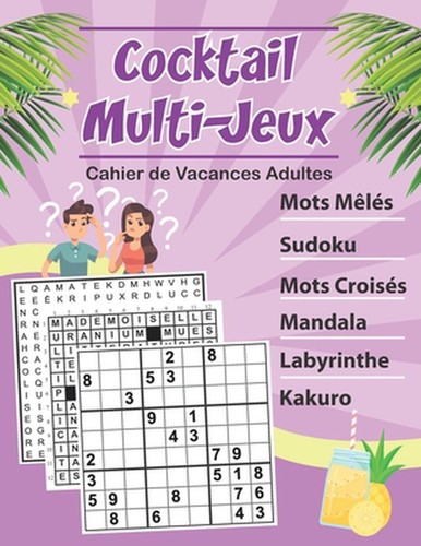 Cocktail multi jeux cahier - multi-jeux, &