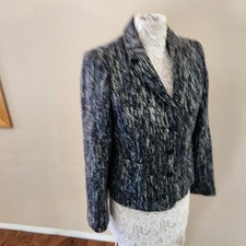  SCAPA Sports Royal member polo team tweed blazer jacket navy white 42  EE35