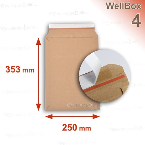 100 enveloppes carton rigide - 100,