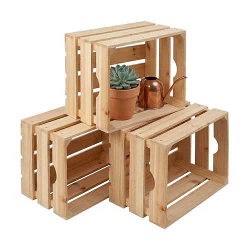 Caisse bois légumes - bois,