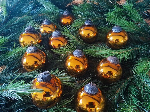 Boules noël anciennes - boules, de