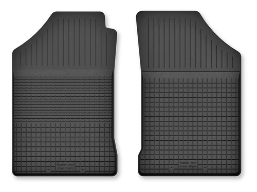 Tapis avant caoutchouc - , bac