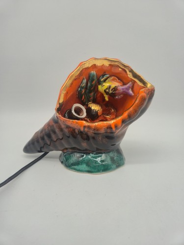 Vallauris ceramic fish shell - vallauris,