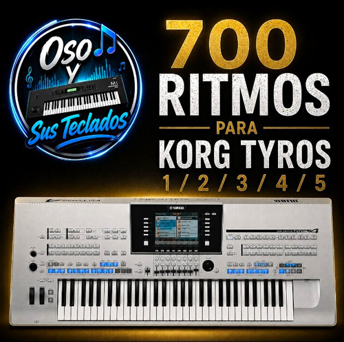700 ritmos yamaha tyros - ritmos, 2