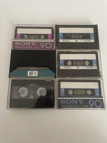 Lot cassettes sony - lot, 6