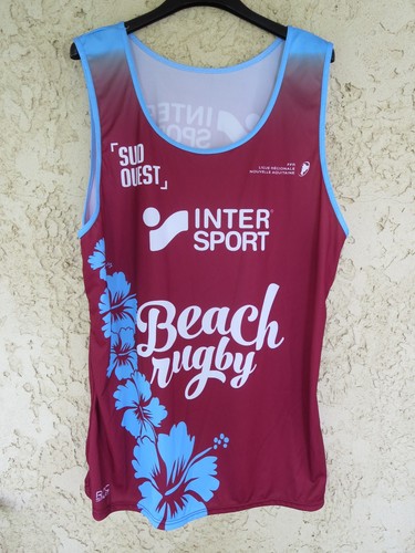 Maillot débardeur beach rugby - maillot,