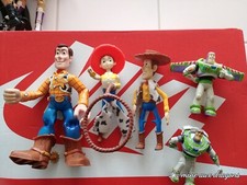 Disney Pixar Toy Story Figure Lot Woody Buzz Lightyear Lightning