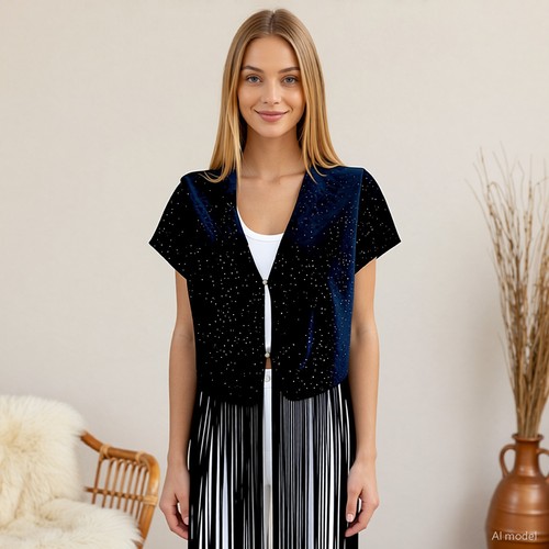 Zara basic vintage boho gilet - basic,
