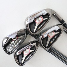 2009 TaylorMade Burner Iron Set 7-PW Motore 55 M Flex Burner 2.0 PW Right Hand