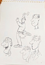 TARDI : dessin, croquis, au crayon, original, non-signé