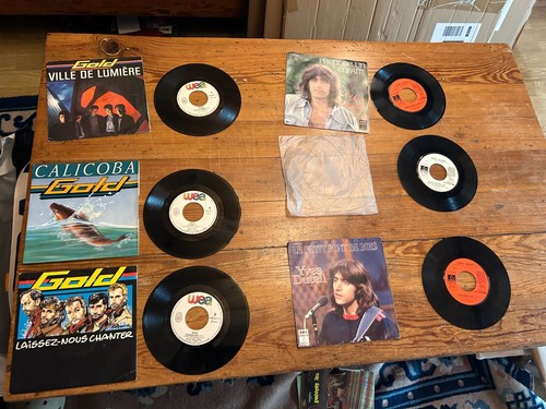 Lot disques vinyles 45t - lot,