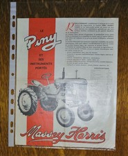 catalogue tracteur pony massey