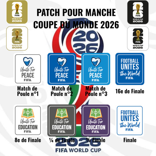 Patch coupe monde 2026 - , du