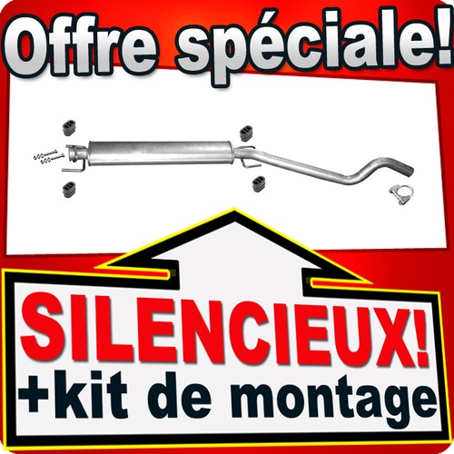 Silencieux intermédiaire pour - intermédiaire,