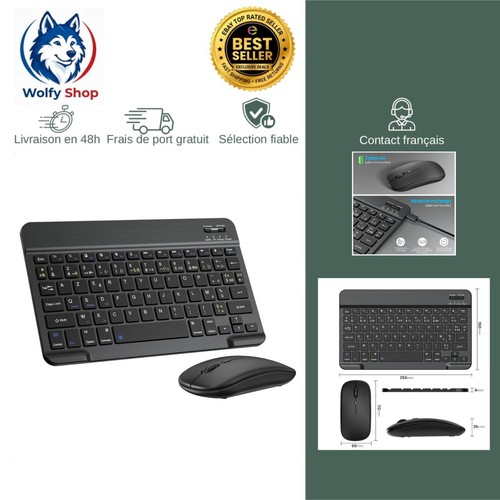 Clavier souris sans fil - sans,