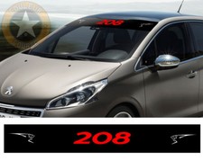  SUN VISOR STRIP FOR PEUGEOT SPORT 208 STICKER STICKER BD500-208-3