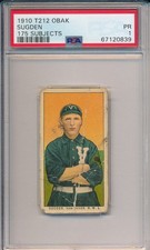 1910 T212 OBAK - SUGDEN - 175 SUBJECTS  -PSA 1 PR (SVSC) NEWLY GRADED!