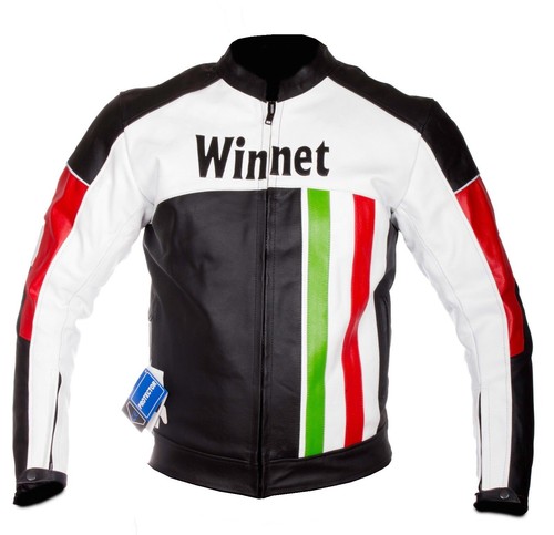 Veste moto cuir avec - de,