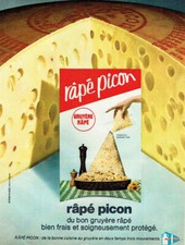 Advertising 0421 1968 Rapé Picon Gruyère Cheese 2***