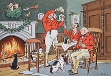 Estampe ancienne Fanfares