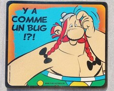 ASTERIX LE GAULOIS - tapis de souris 2004 PARC ASTERIX - OBELIX y a comme un bug