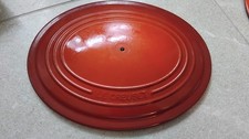 COUVERCLE COCOTTE FONTE OVALE