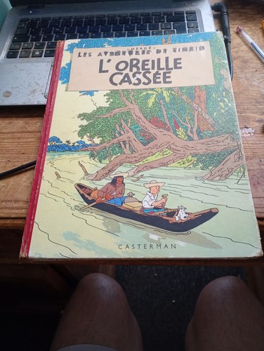 Oreille cassée tintin herge - l'oreille,