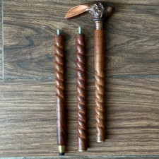 Ancien bâton de canne à pied