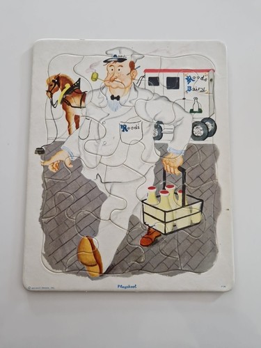 Playskool puzzle ancien - ancien, carton