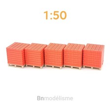 Lot 5 Palettes Briques 1/50