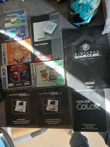 Lot notices consoles jeux - lot,