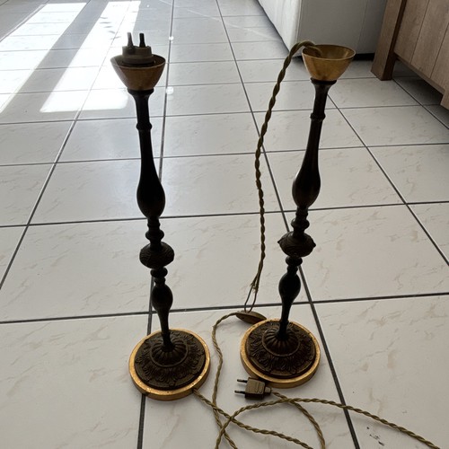 Paire pieds lampe - pieds,