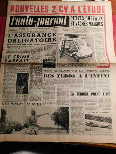 1956 auto journal - 1956, le