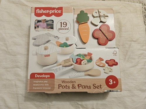 Fisher price wooden pots - fisher-price,