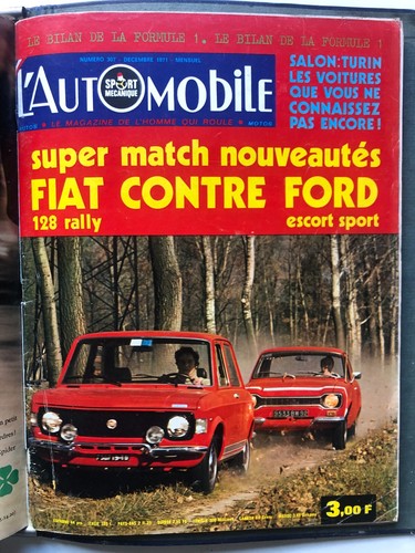 1971 automobile 307 - 1971, l'automobile