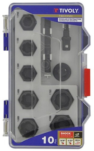 Coffret douilles extraction - coffret, d'extraction