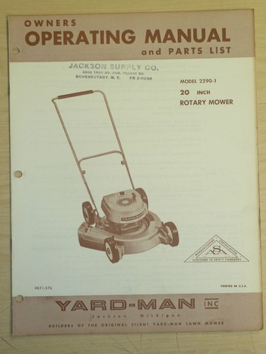 Vintage yard man - 20", rotary