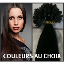 100 Extensions De Cheveux Pose A Chaud 100% Naturels