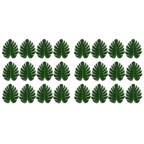 24x feuilles palmier - feuilles,