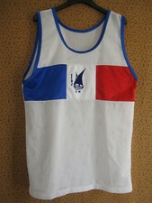 Vintage DJIBOUTI French Forces Staff Jersey Tee Shirt Cross - 6x7 / L