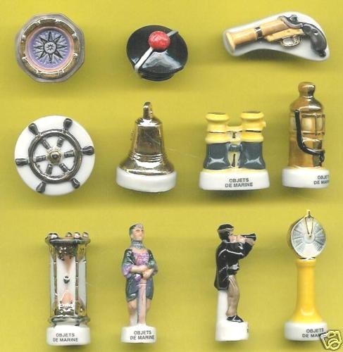 Feves objets de marine - de,
