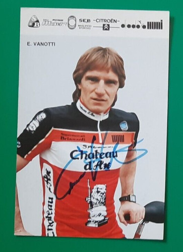 Cyclisme carte cycliste ennio - carte,