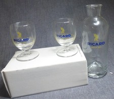 carafe Ricard   logo demis soleil 1 Litre avec deux verres