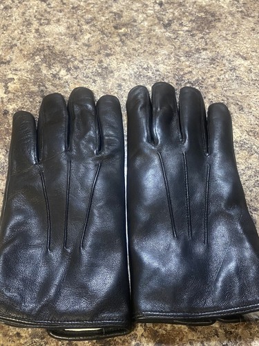 Ladies dark napa leather - ,