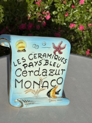 Monaco cerdazur plaque - ,