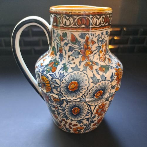 Pichet faience gien décor - faience,