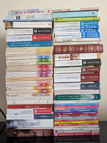 Lot livres harlequin etc - lot, 63